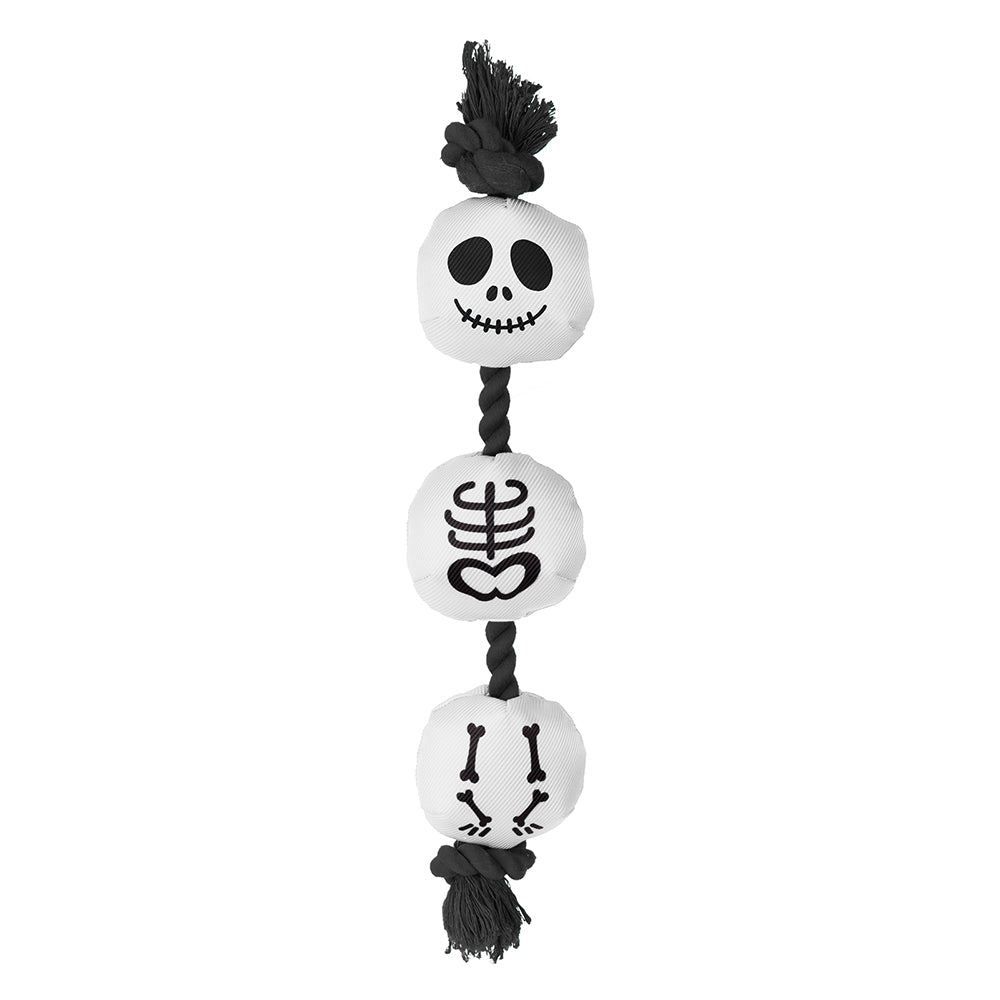 HGB Halloween Dog Toys, Squeaky Dog Toys, Tough Skeleton Dog Toys